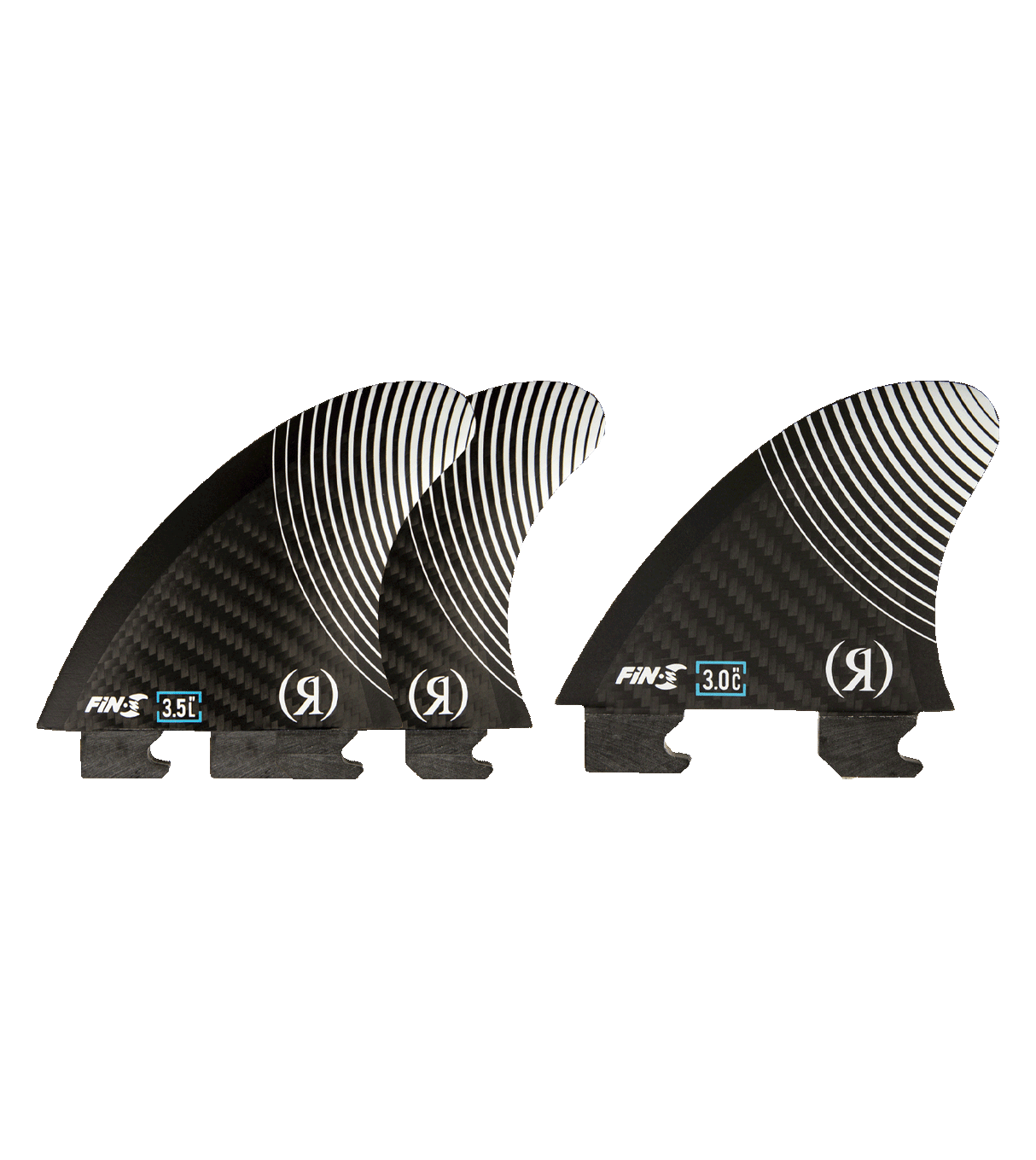 RONIX Fin-S Floating Surf Fin 3 Pack Wakesurfs Ronix