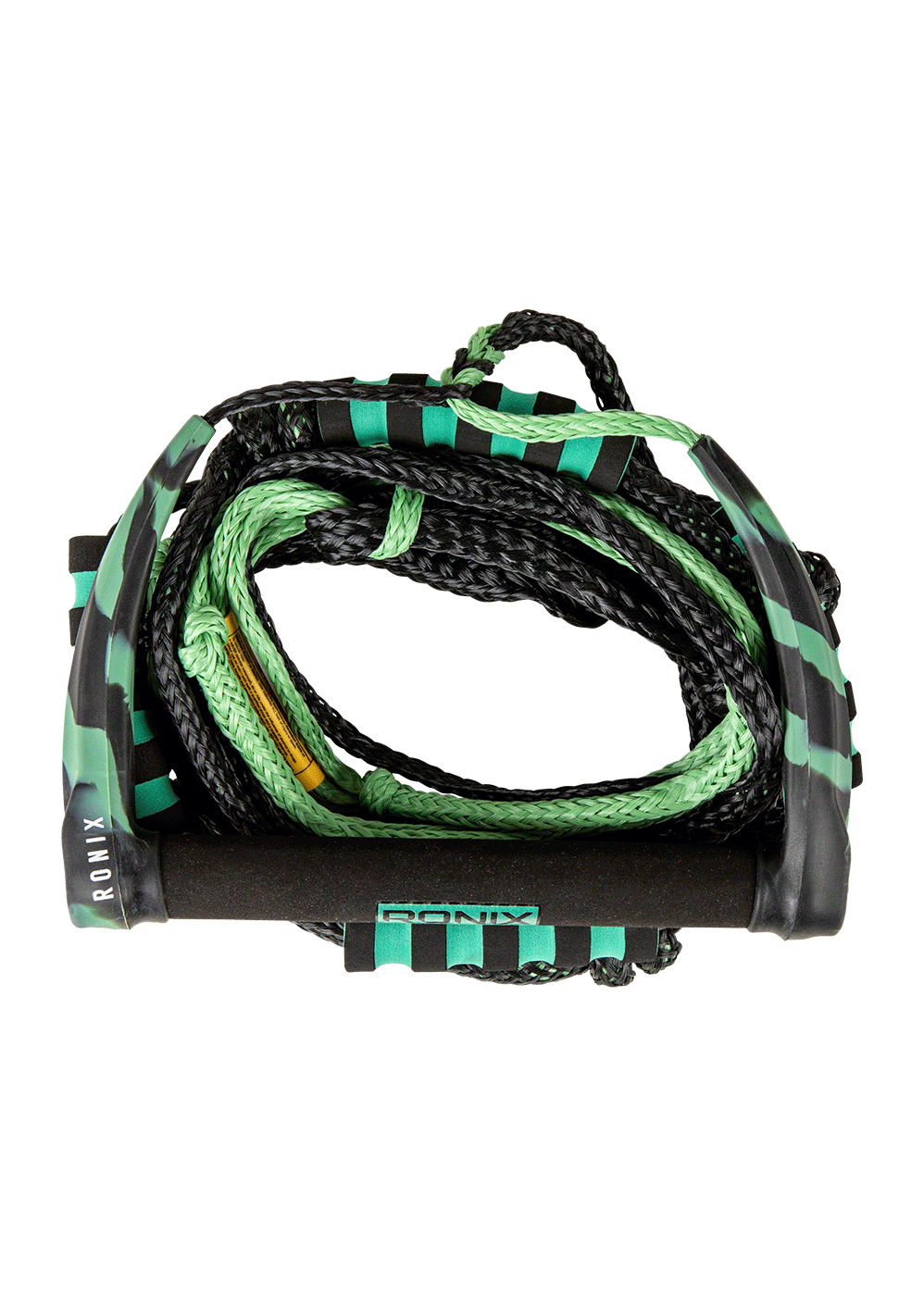 RONIX Spinner Silicone Surf Rope With Handle Jade/Black Wakesurf Ropes Ronix