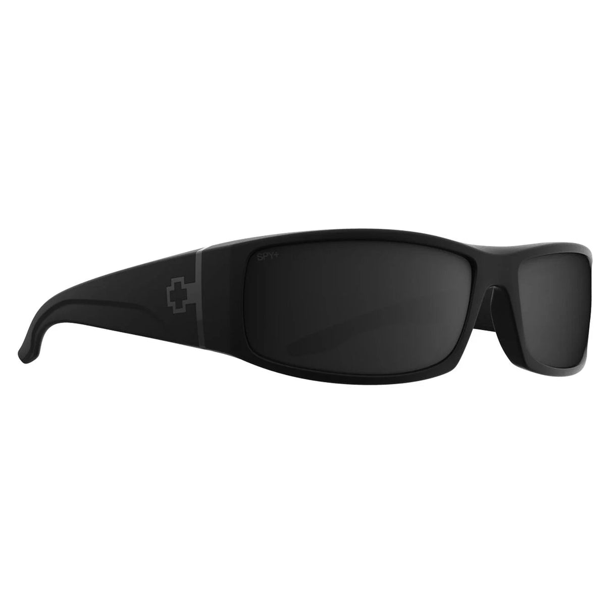 SPY Cooper Soft Matte Black - Happy Boost Black Mirror Polarized Sunglasses Sunglasses Spy