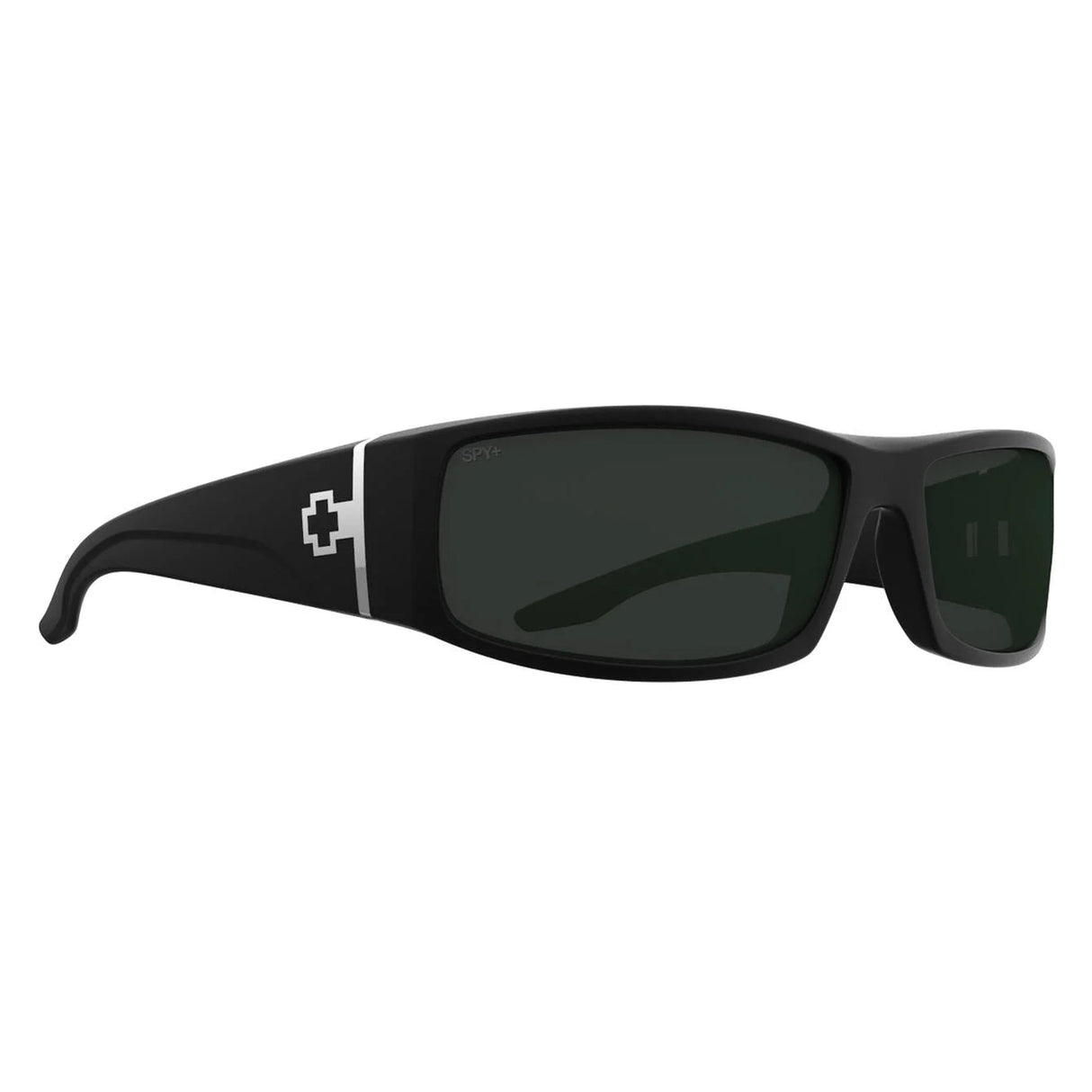 SPY Cooper Matte Black - Happy Boost Gray Green Sunglasses Sunglasses Spy