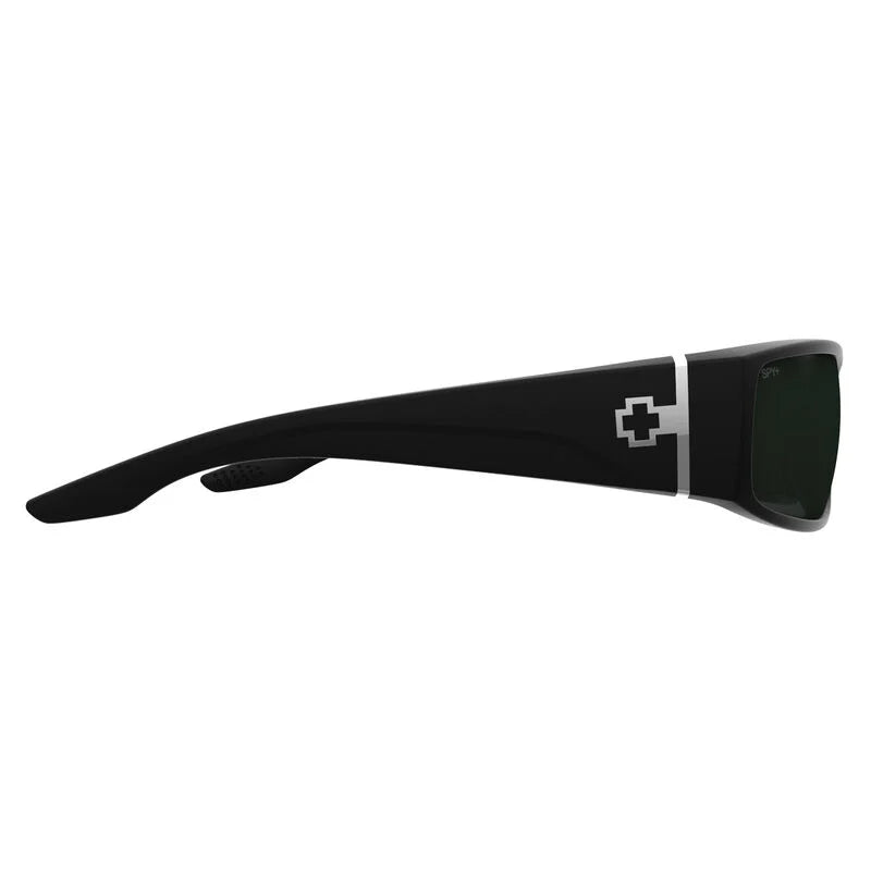 SPY Cooper Matte Black - Happy Boost Gray Green Sunglasses Sunglasses Spy