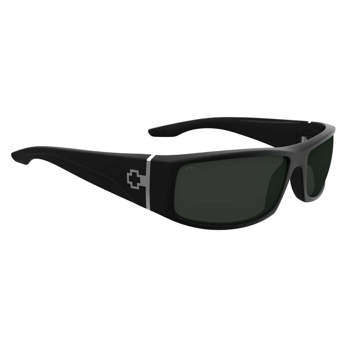 SPY Cooper Matte Black - Happy Boost Gray Green Sunglasses Sunglasses Spy