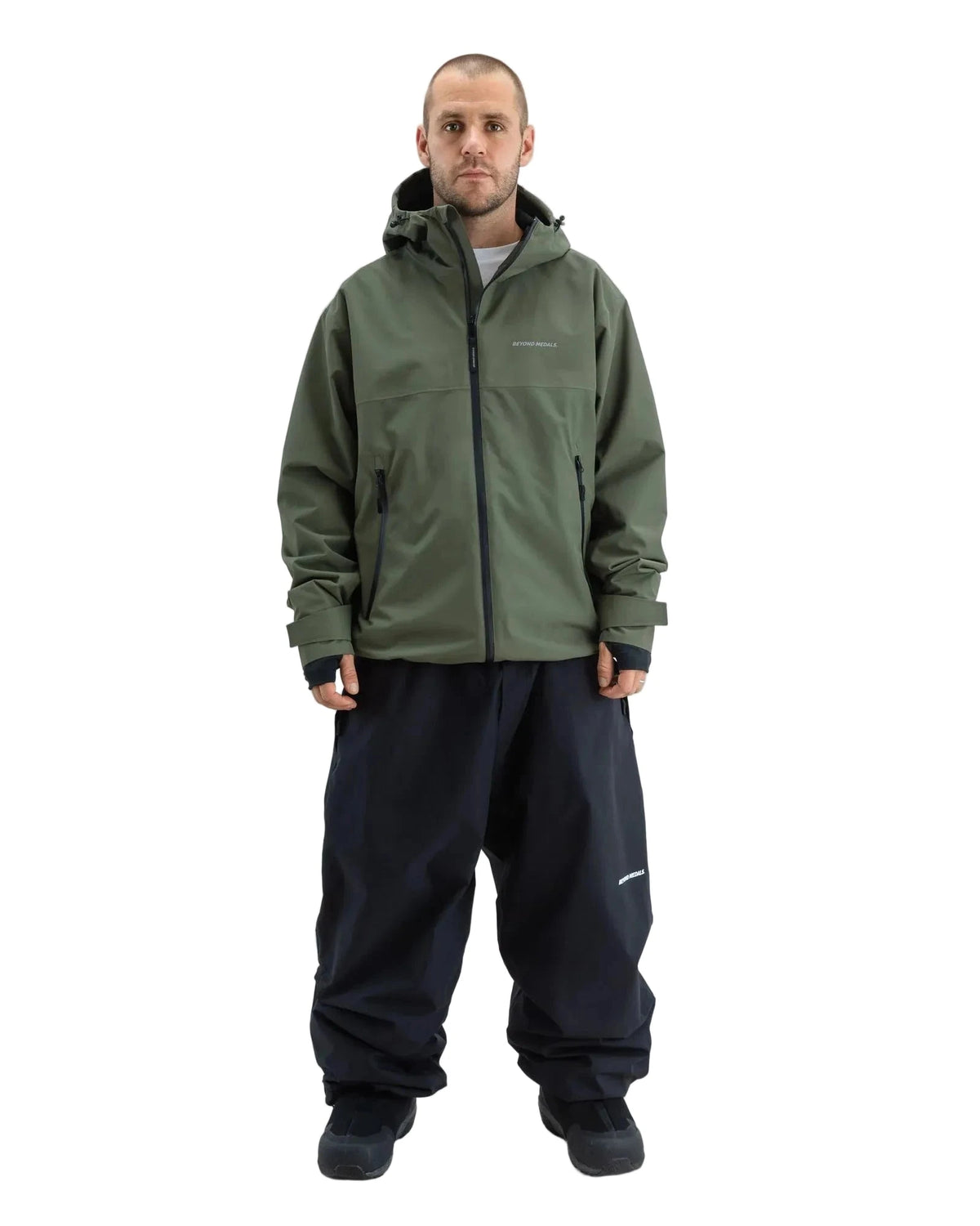 BEYOND MEDALS Park Snow Jacket Dark Green 2027 Men's Snow Jackets Beyond Medals