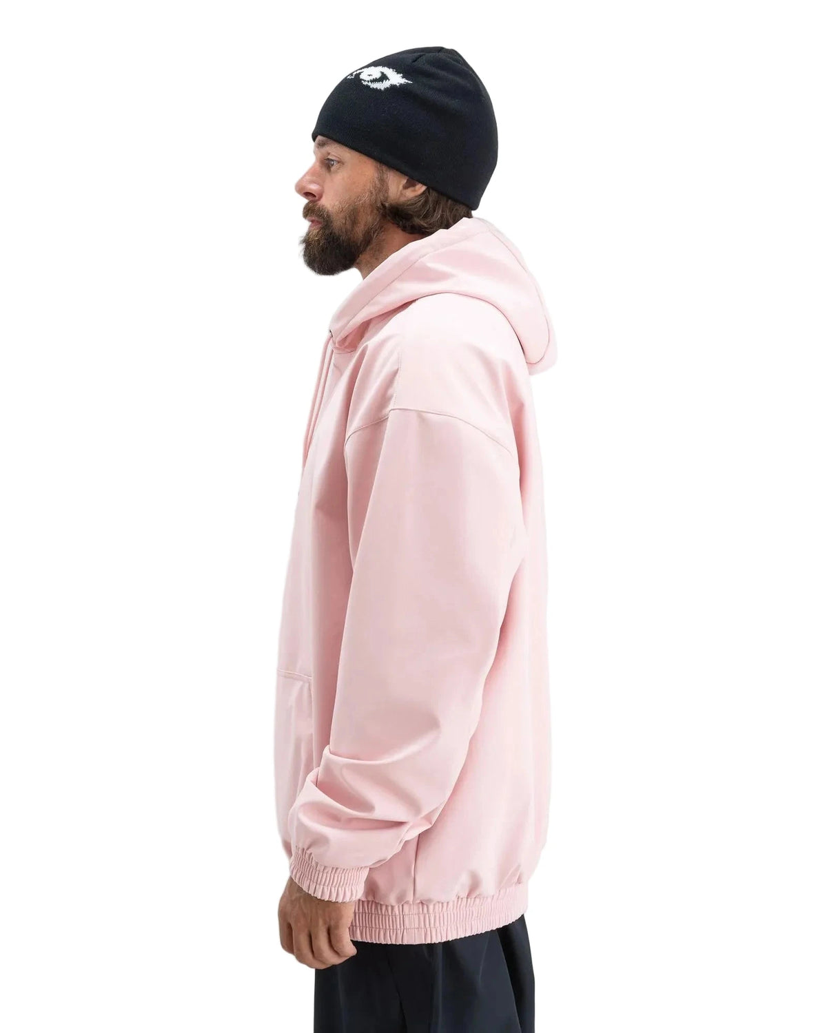 BEYOND MEDALS Softshell Pullover Hoodie Pink Men's Pullover Hoodies Beyond Medals