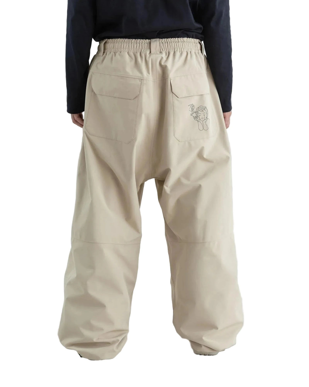 BEYOND MEDALS Park Snow Pants Beige 2027 Men's Snow Pants Beyond Medals