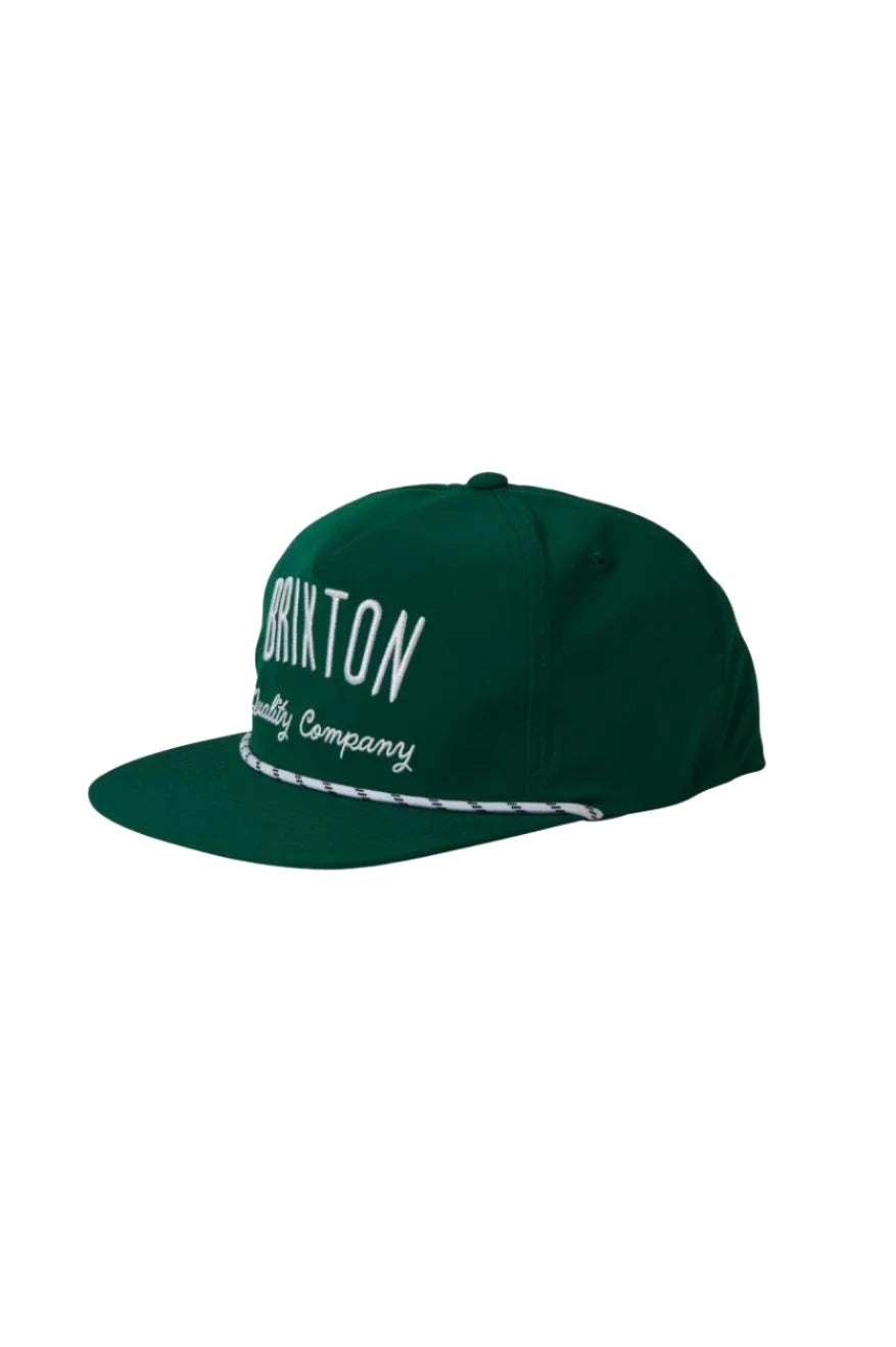 BRIXTON Persist MP Snapback Hat Trekking Green Men's Hats Brixton