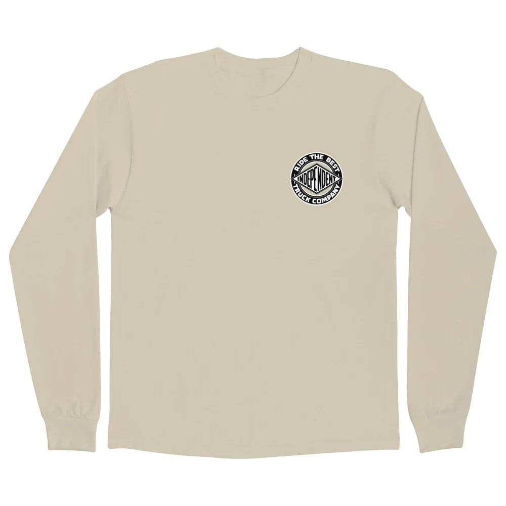 INDEPENDENT BTG Summit Long Sleeve T-Shirt Sand Men's Long Sleeve T-Shirts Independent