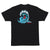 SANTA CRUZ Screaming Wave T- Shirt Black Men's Short Sleeve T-Shirts Santa Cruz 