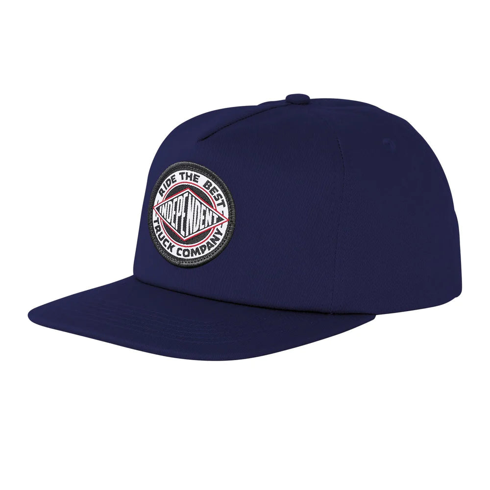 INDEPENDENT BTG Summit Unstructured Snapback Hat Navy Men's Hats Independent