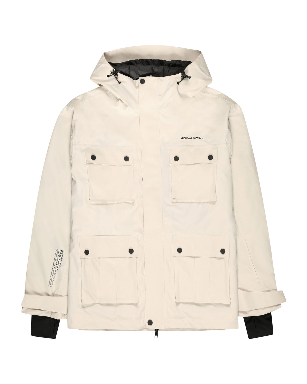 BEYOND MEDALS Cargo Snowboard Jacket Beige 2024 Men's Snow Jackets Beyond Medals