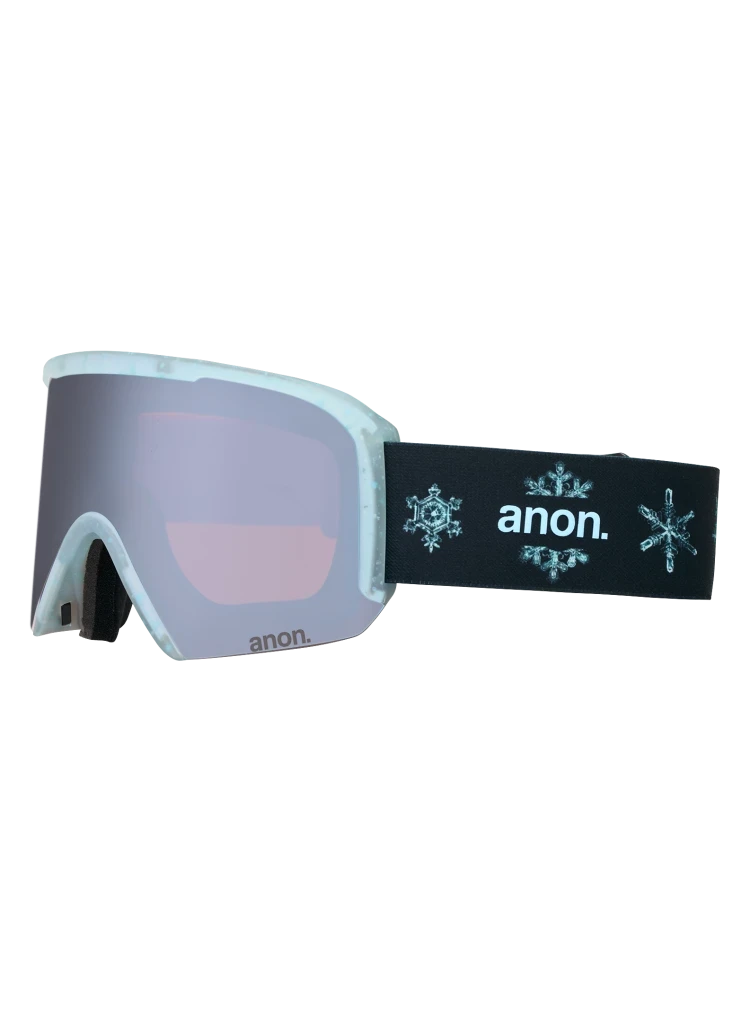 ANON Nesa S Snow Flurry - Perceive Sunny Onyx + Perceive Cloudy Burst + MFI Face Mask Snow Goggle Snow Goggles Anon
