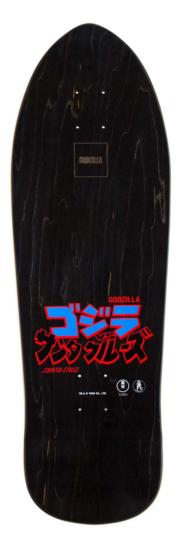 SANTA CRUZ Godzilla Jr. Natas 9.89 Skateboard Deck Skateboard Decks Santa Cruz