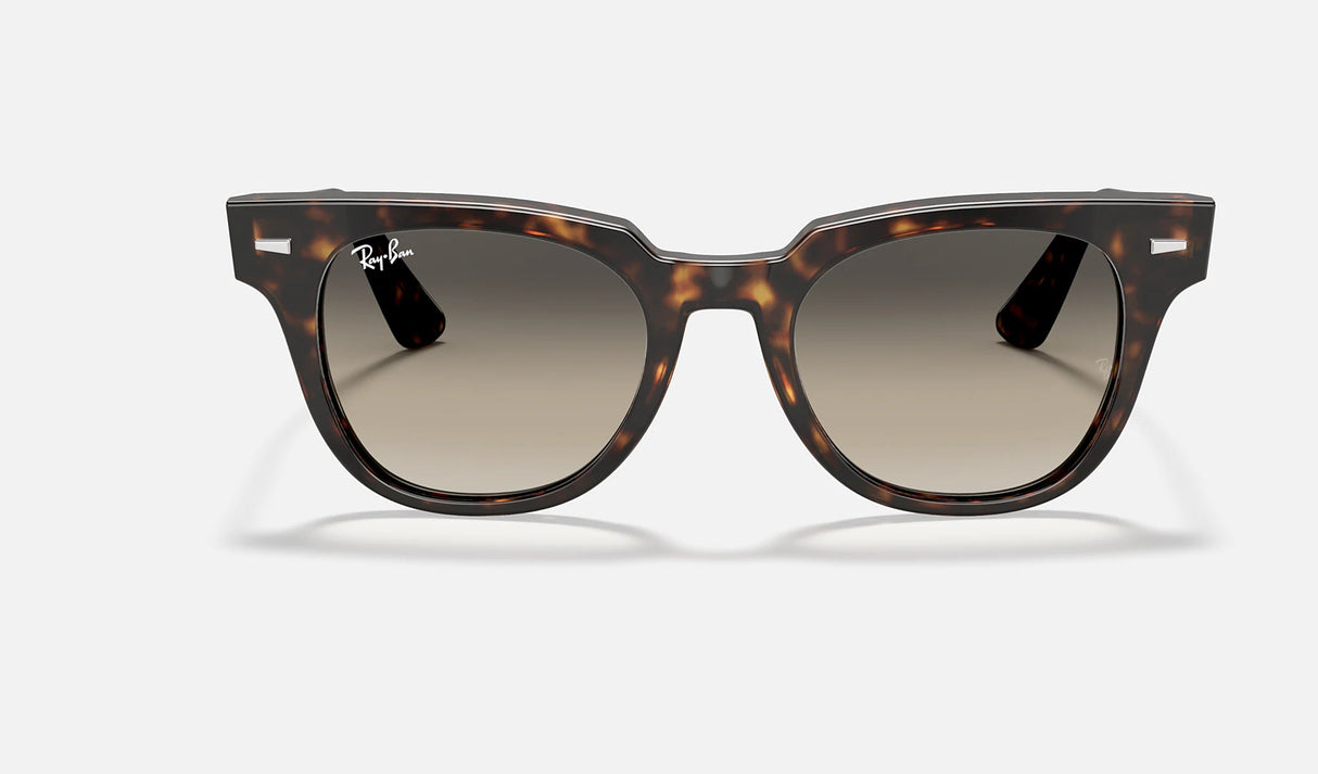 RAY-BAN Meteor Polished Tortoise - Light Grey Sunglasses Sunglasses Ray-Ban