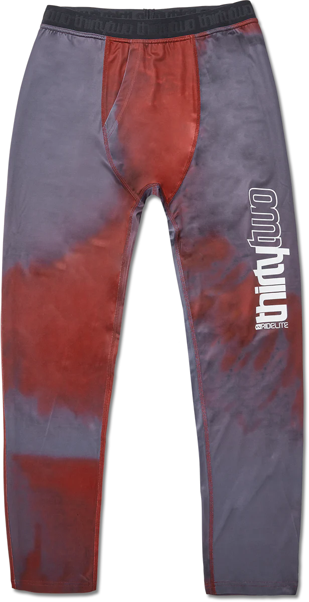 THIRTYTWO Ridelite Base Layer Pants Black/Red Men's Base Layers Thirtytwo