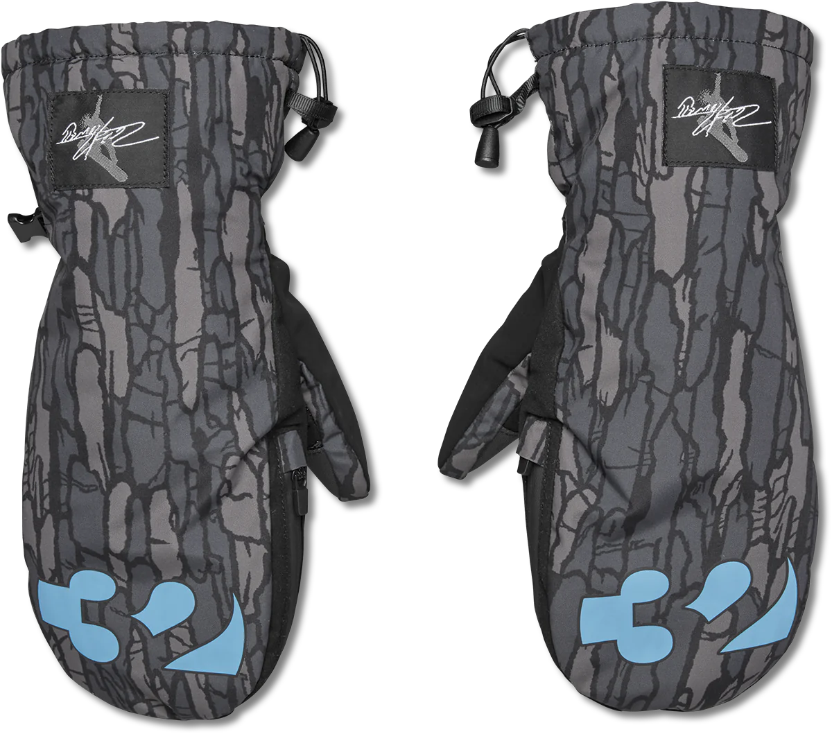 THIRTYTWO Corp XLT X Powell Mitt Black Men's Snow Mitts Thirtytwo