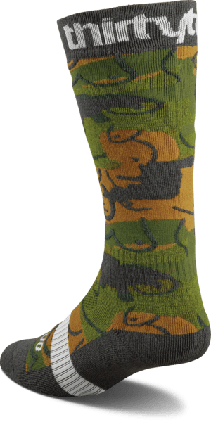 THIRTYTWO Women's B4BC X Merino Snowboard Socks Camo Women's Snowboard Socks Thirtytwo