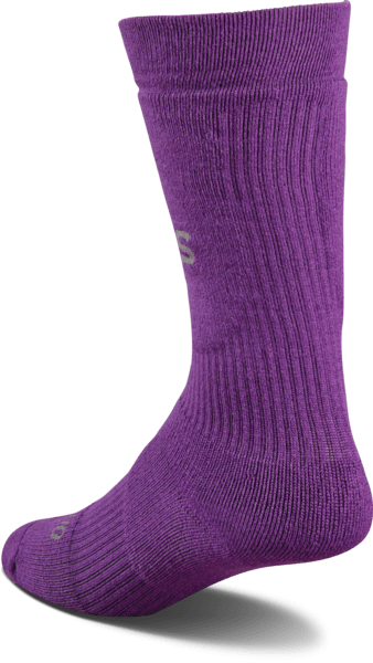 THIRTYTWO Women's Merino X Jones ASI Snowboard Socks Deep Purple Women's Snowboard Socks Thirtytwo