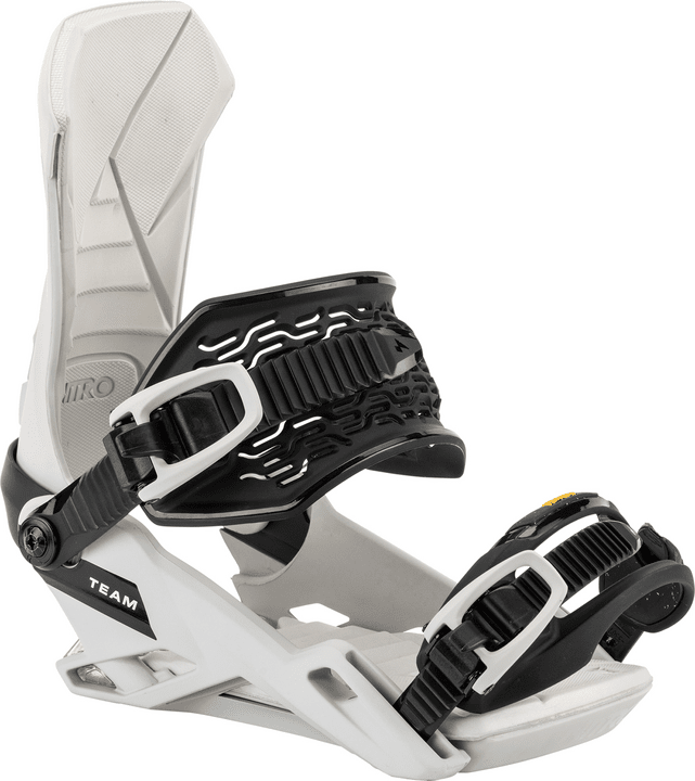NITRO Team Snowboard Bindings Grey 2026 Men's Snowboard Bindings Nitro
