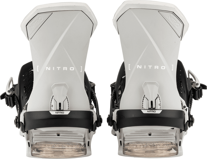 NITRO Team Snowboard Bindings Grey 2026 Men's Snowboard Bindings Nitro