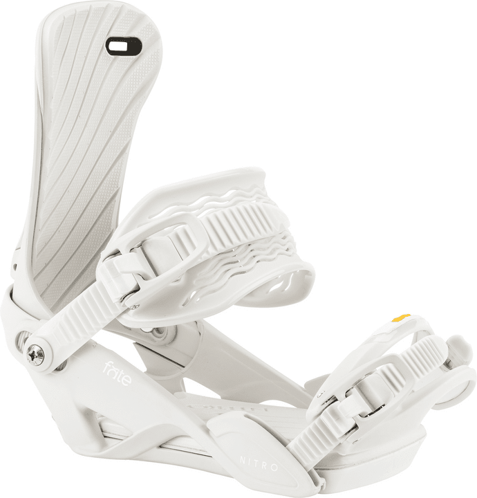 NITRO Women's Fate Snowboard Bindings Off White 2026 Women's Snowboard Bindings Nitro