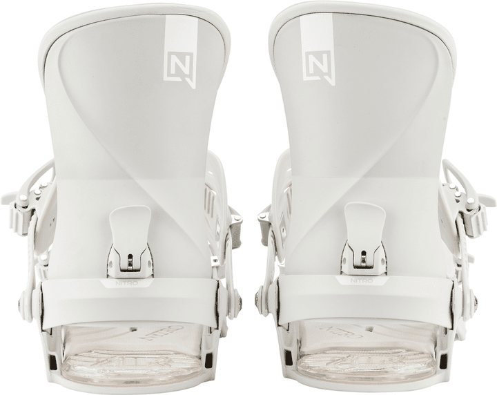 NITRO Women's Fate Snowboard Bindings Off White 2026 Women's Snowboard Bindings Nitro