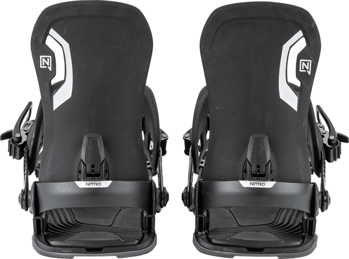 NITRO Youth Charger Mini Snowboard Bindings Ultra Black 2027 Youth Snowboard Bindings Nitro