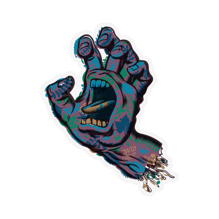 SANTA CRUZ Growth Hand 5.5 in Sticker Stickers Santa Cruz