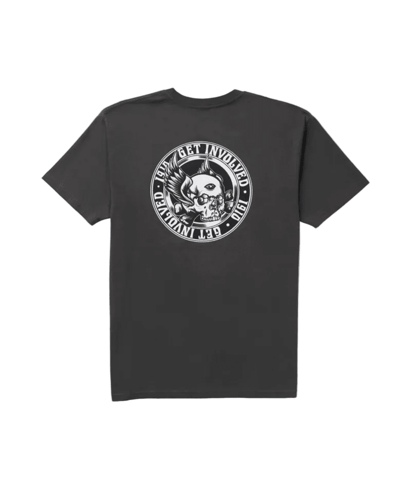 1910 Hero's III T-Shirt Vintage Black Men's Short Sleeve T-Shirts 1910