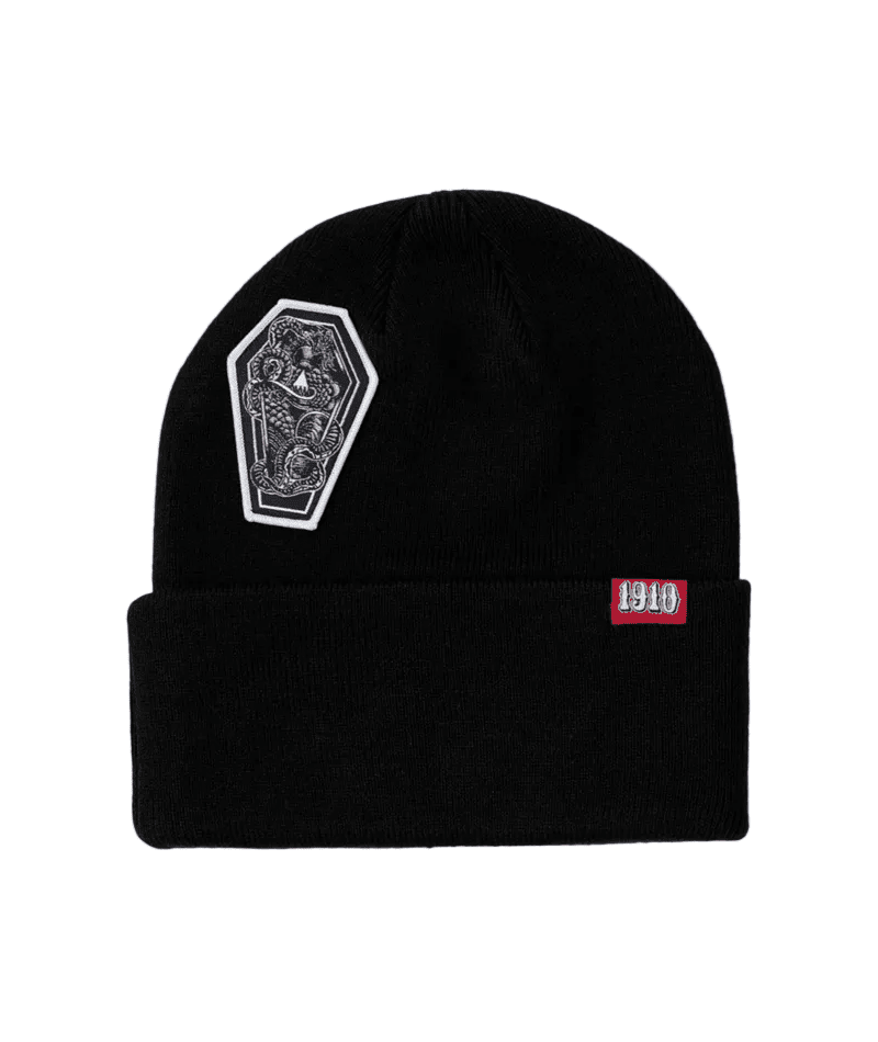 1910 Age Of Winters SP Beanie Black Men's Beanies 1910