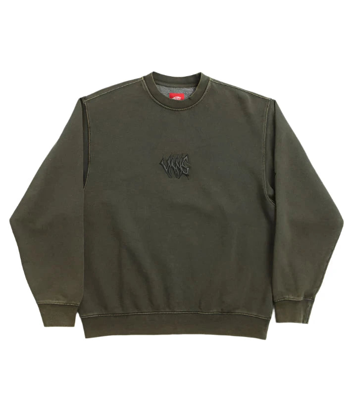 VANS Skate Metal Crewneck Sweater Grape Leaf Men's Crewnecks Vans