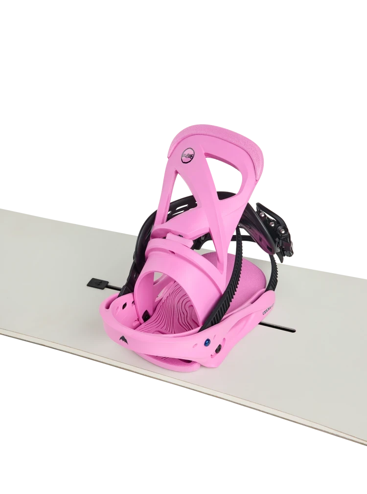 BURTON Women's Scribe Re:Flex Snowboard Bindings Fuchsia Pink 2026 Women's Snowboard Bindings Burton
