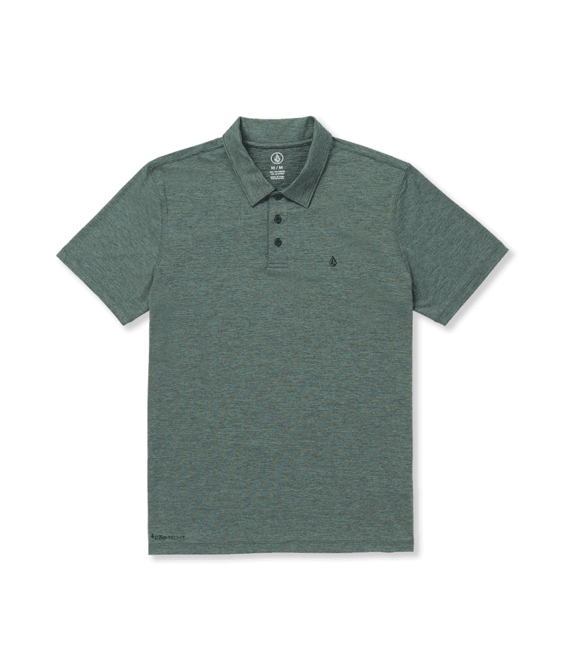 VOLCOM Hazard Pro Polo Shirt Fir Green Men's Polos Volcom