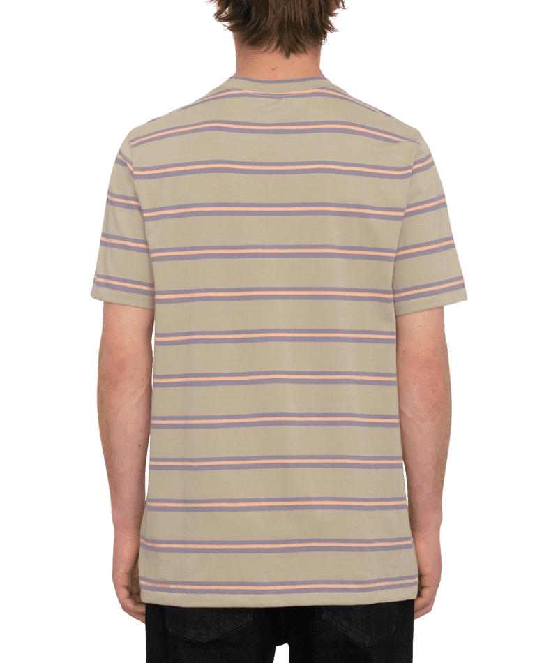 VOLCOM Volcom Entertainment Hockey Dad T-Shirt Light Khaki Men's Short Sleeve T-Shirts Volcom 