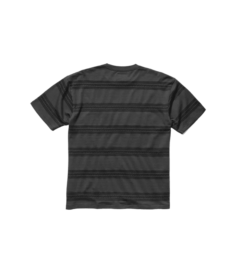 VOLCOM Yewster Crew T-Shirt Asphalt Black Men's Short Sleeve T-Shirts Volcom