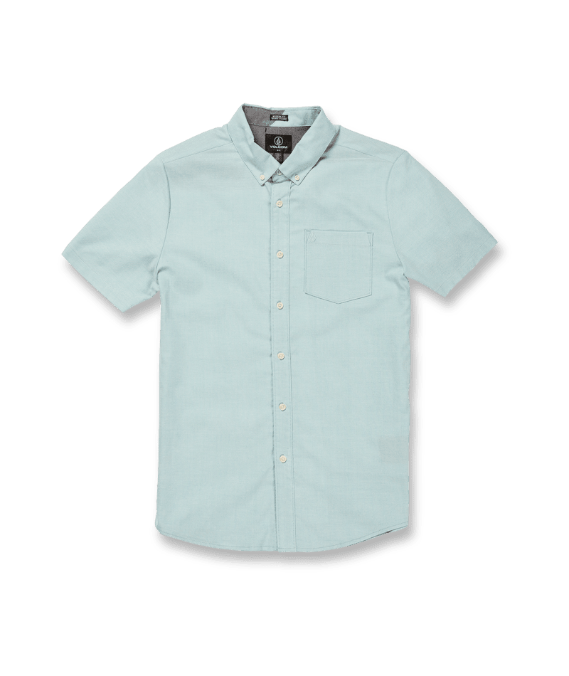 VOLCOM Everett Oxford Short Sleeve Button Up Cali Blue Men's Short Sleeve Button Up Shirts Volcom 