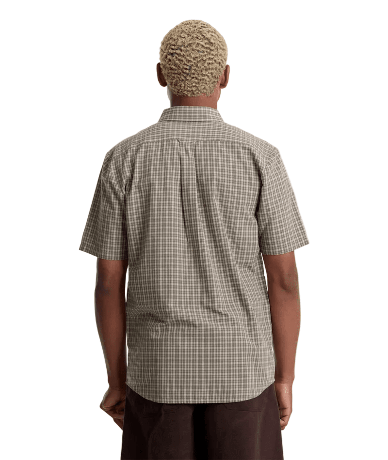 VOLCOM Brewster Short Sleeve Button Up Dirty White Men's Short Sleeve Button Up Shirts Volcom
