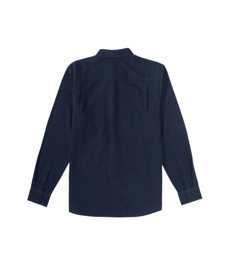 VOLCOM Caden Long Sleeve Button Up Navy Men's Long Sleeve Button Up Shirts Volcom