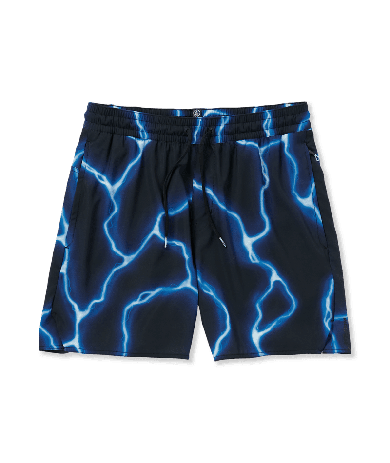 VOLCOM Featured Artist Travis Spinks Ascender Short Black Men's Walkshorts Volcom