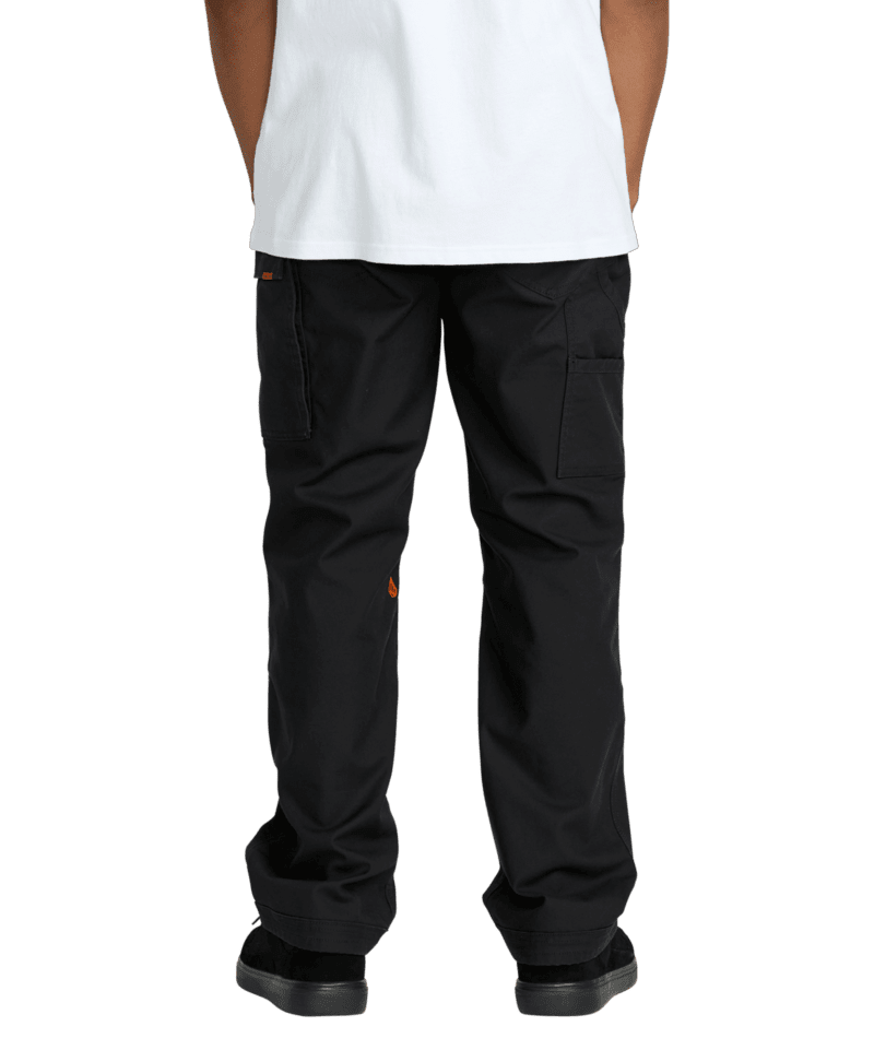 VOLCOM Caliper II Relaxed Work Pant Black Men's Pants Volcom