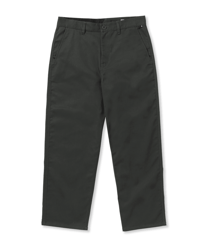 VOLCOM Billow Twill Pants Asphalt Black Men's Pants Volcom