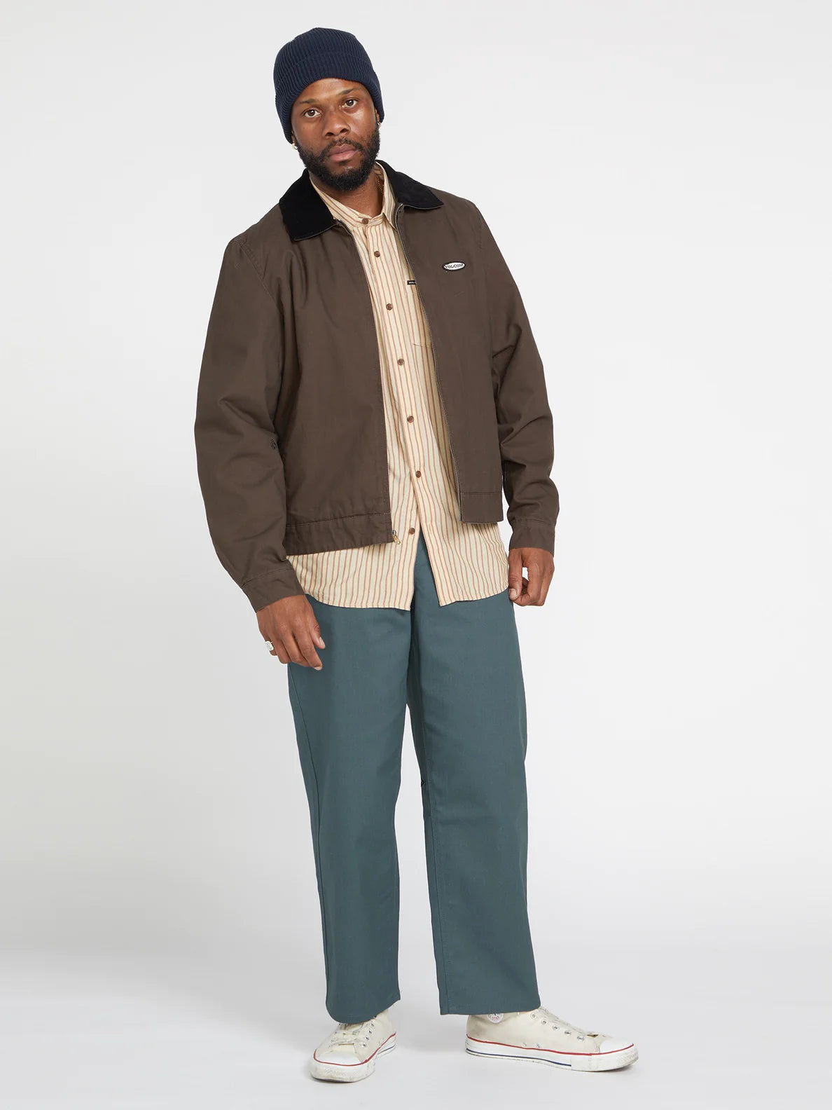 VOLCOM Billow Twill Pants Dark Slate Men's Pants Volcom