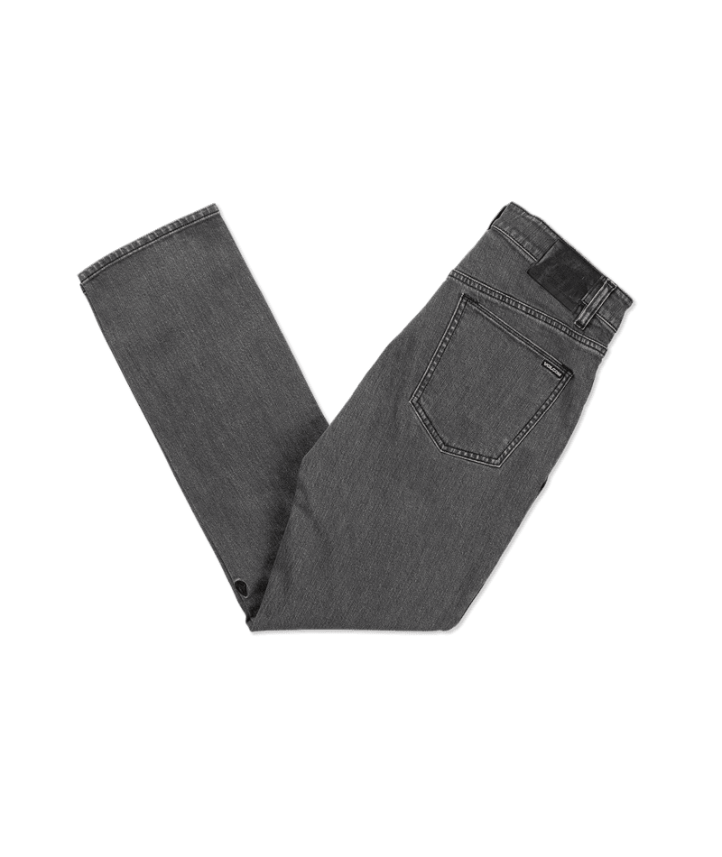 VOLCOM Vorta Slim Fit Jean Easy Enzyme Grey Men's Denim Volcom