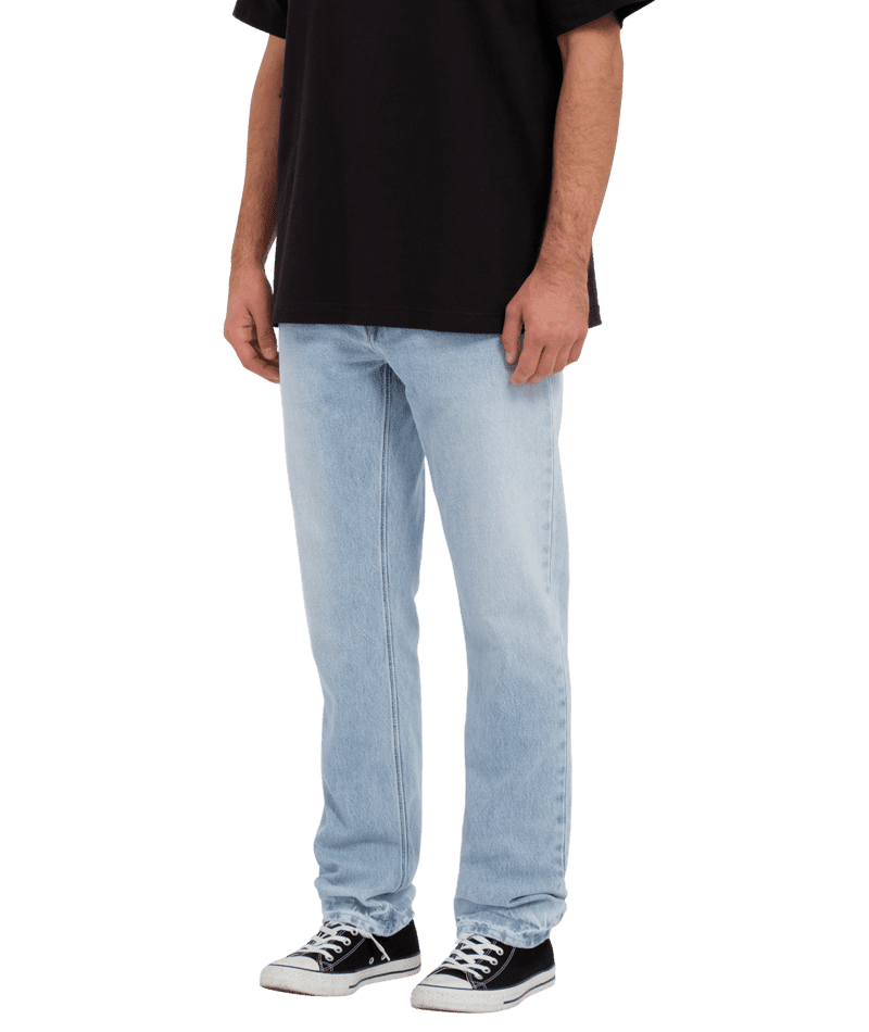 VOLCOM Vorta Slim Fit Denim Sandy Indigo Men's Denim Volcom