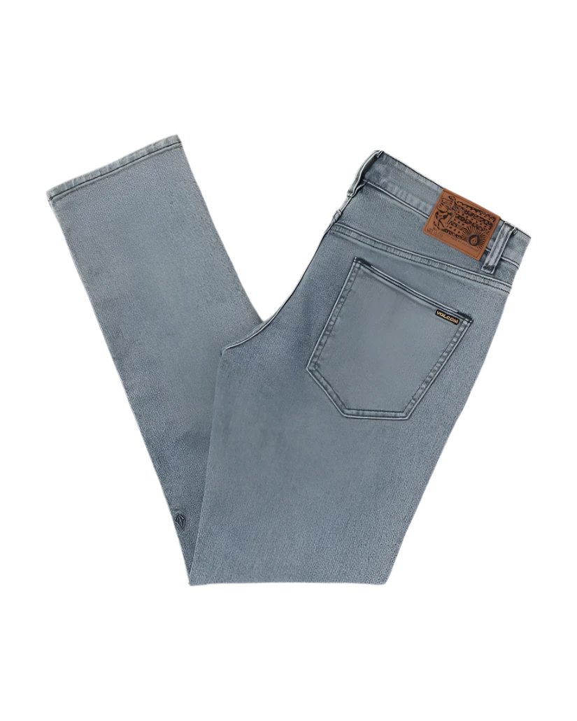 VOLCOM Vorta Denim Pants Ash Blue Men's Denim Volcom