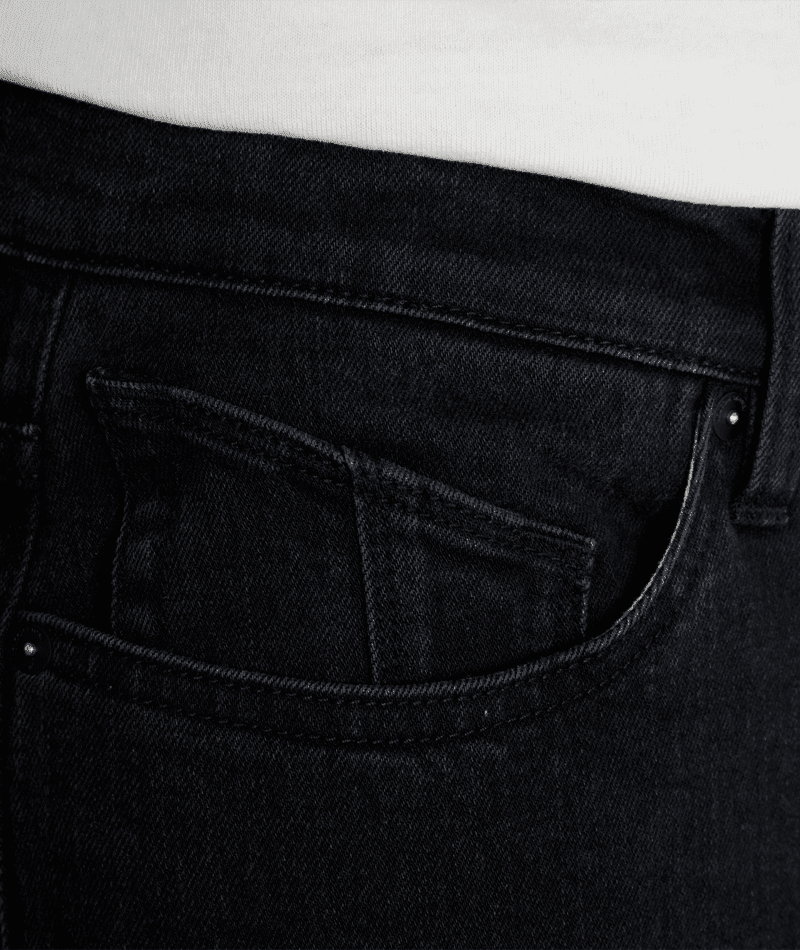 VOLCOM Solver Modern Fit Jeans Black Out Men's Denim Volcom