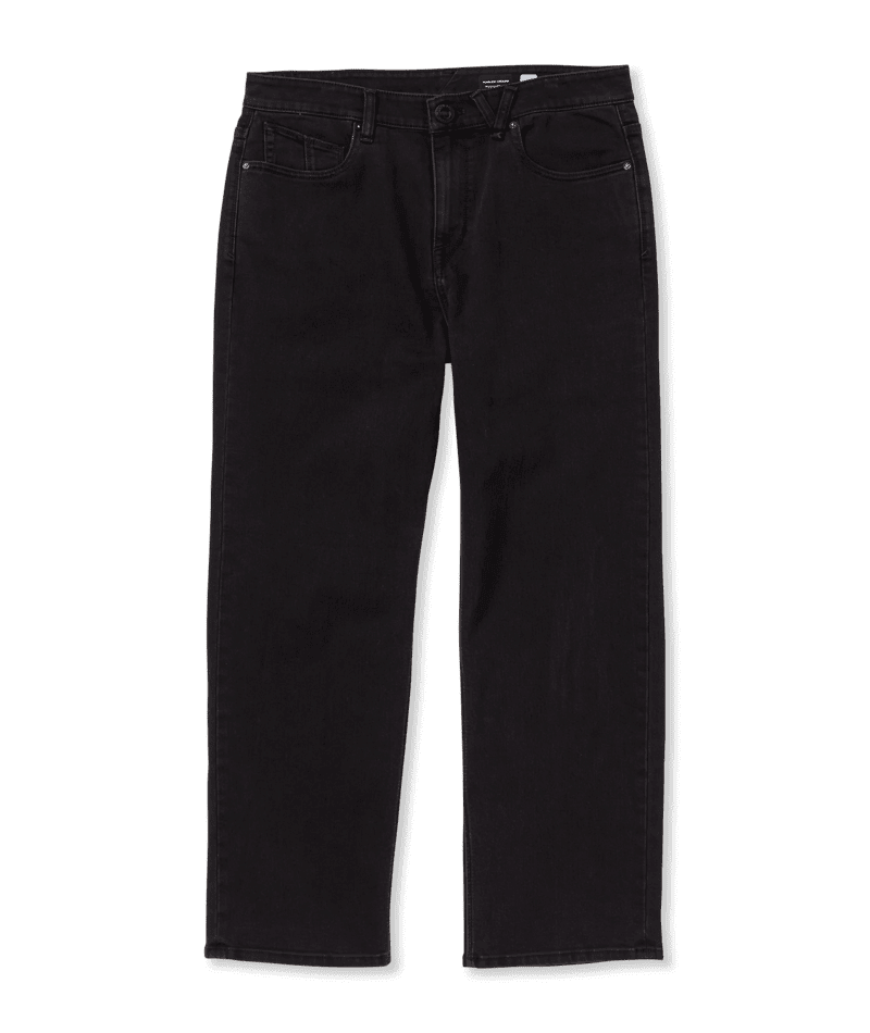 VOLCOM Nailer Denim Black Out Men's Denim Volcom