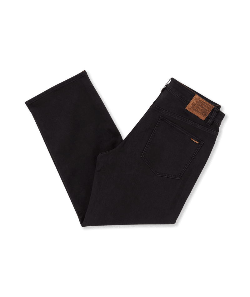 VOLCOM Nailer Denim Black Out Men's Denim Volcom