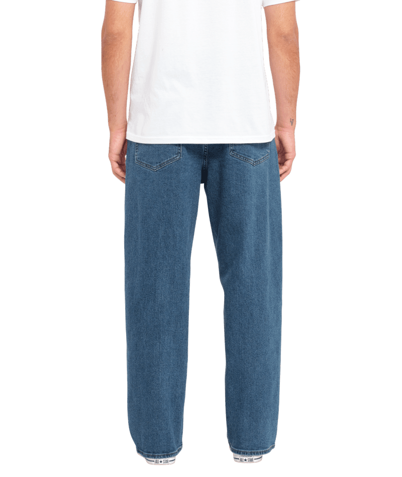 VOLCOM Billow Loose Fit Jeans Washed Blue Men's Denim Volcom