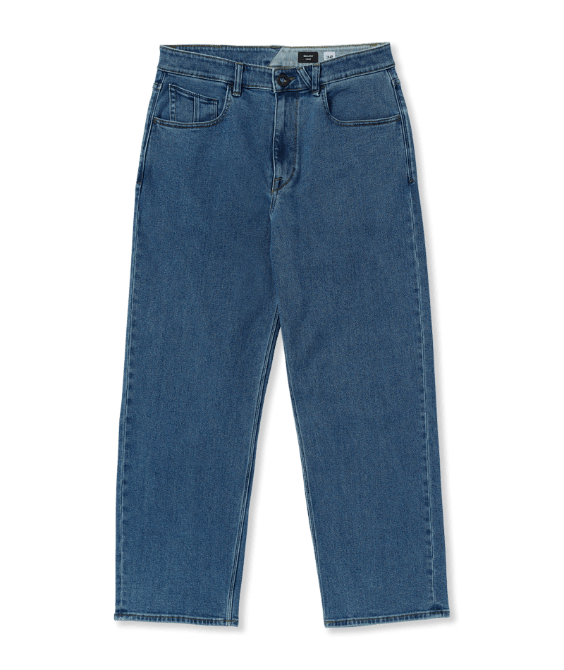 VOLCOM Billow Loose Fit Jeans Washed Blue Men's Denim Volcom
