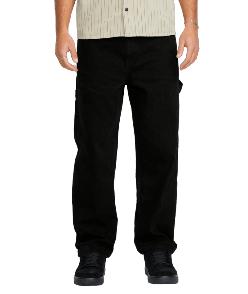 VOLCOM Kraftsman II Denim Pant New Black Men's Denim Volcom